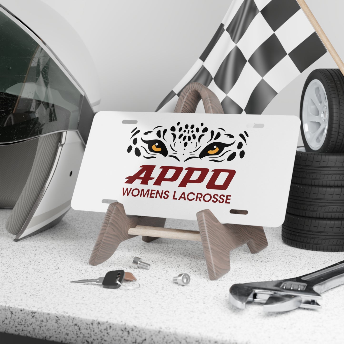 APPO Womens Lacrosse Vanity Plate
