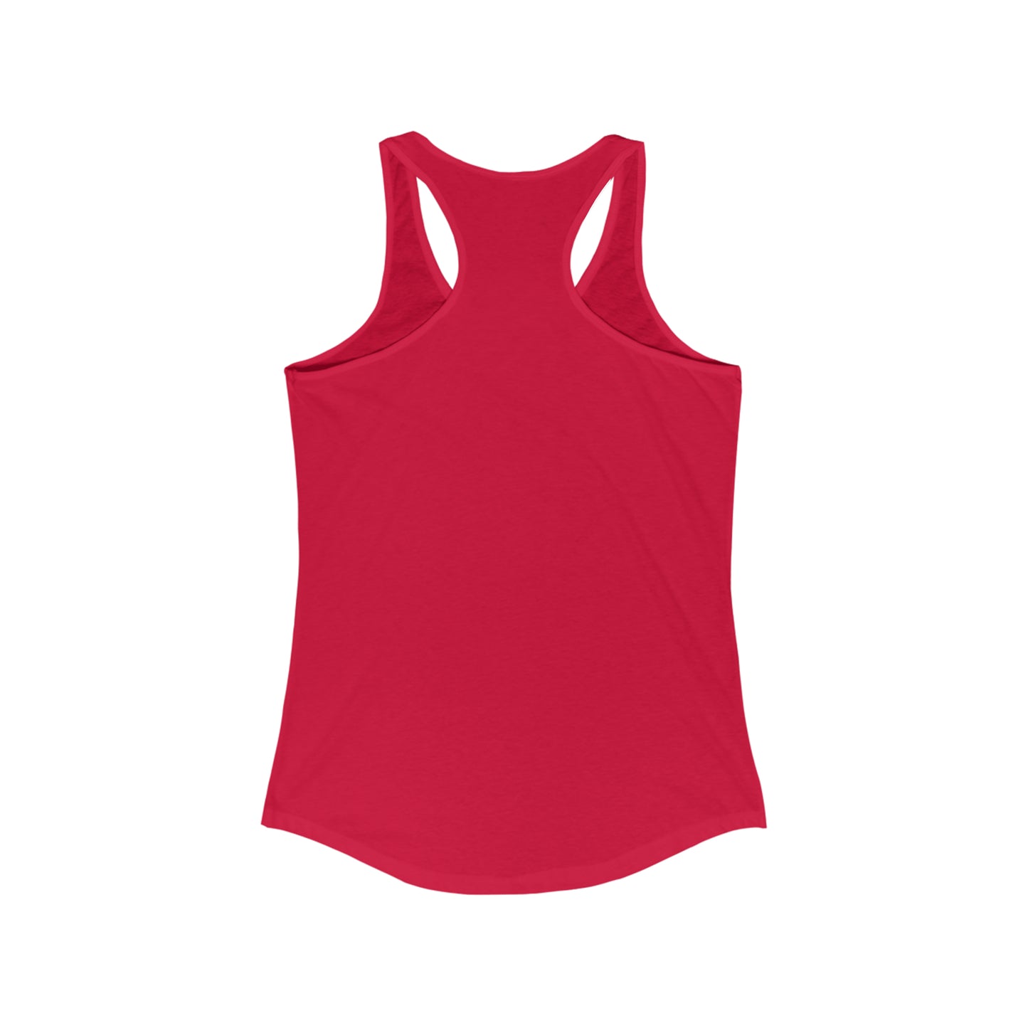 Angry Tiki Lax distressed logo Women's Ideal Racerback Tank