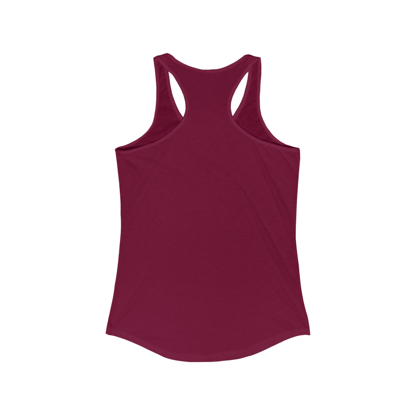 Angry Tiki Lax distressed logo Women's Ideal Racerback Tank