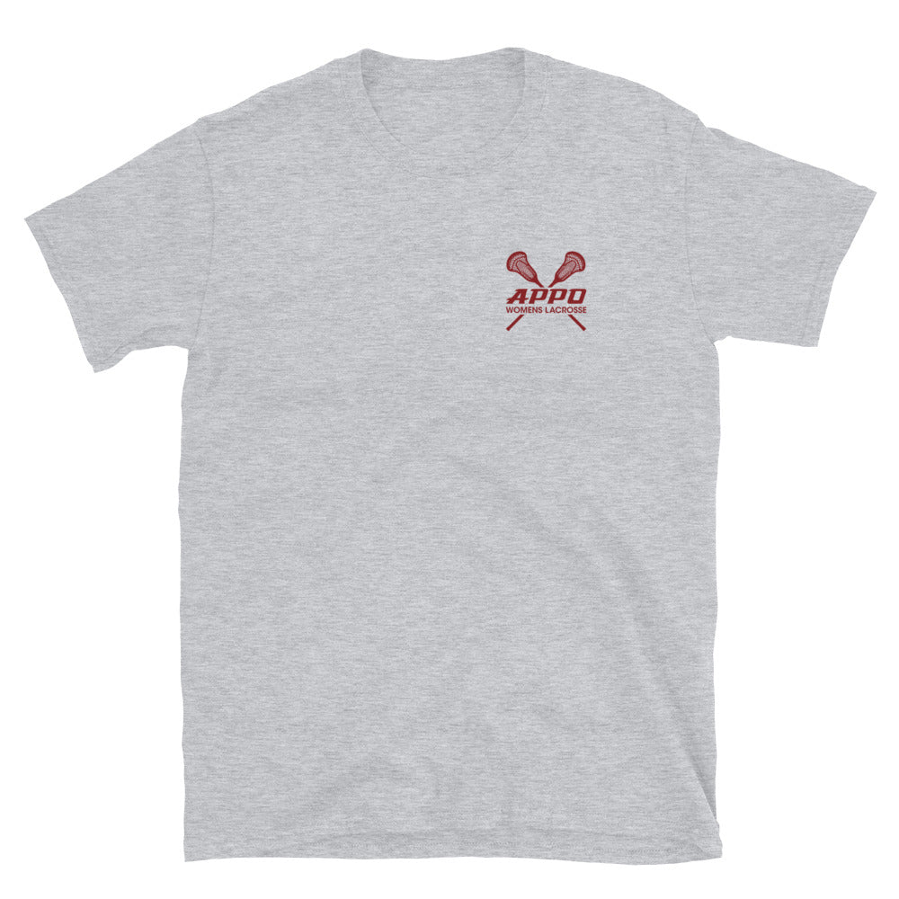 APPO Womens Lacrosse – Locked In – Short-Sleeve Unisex T-Shirt