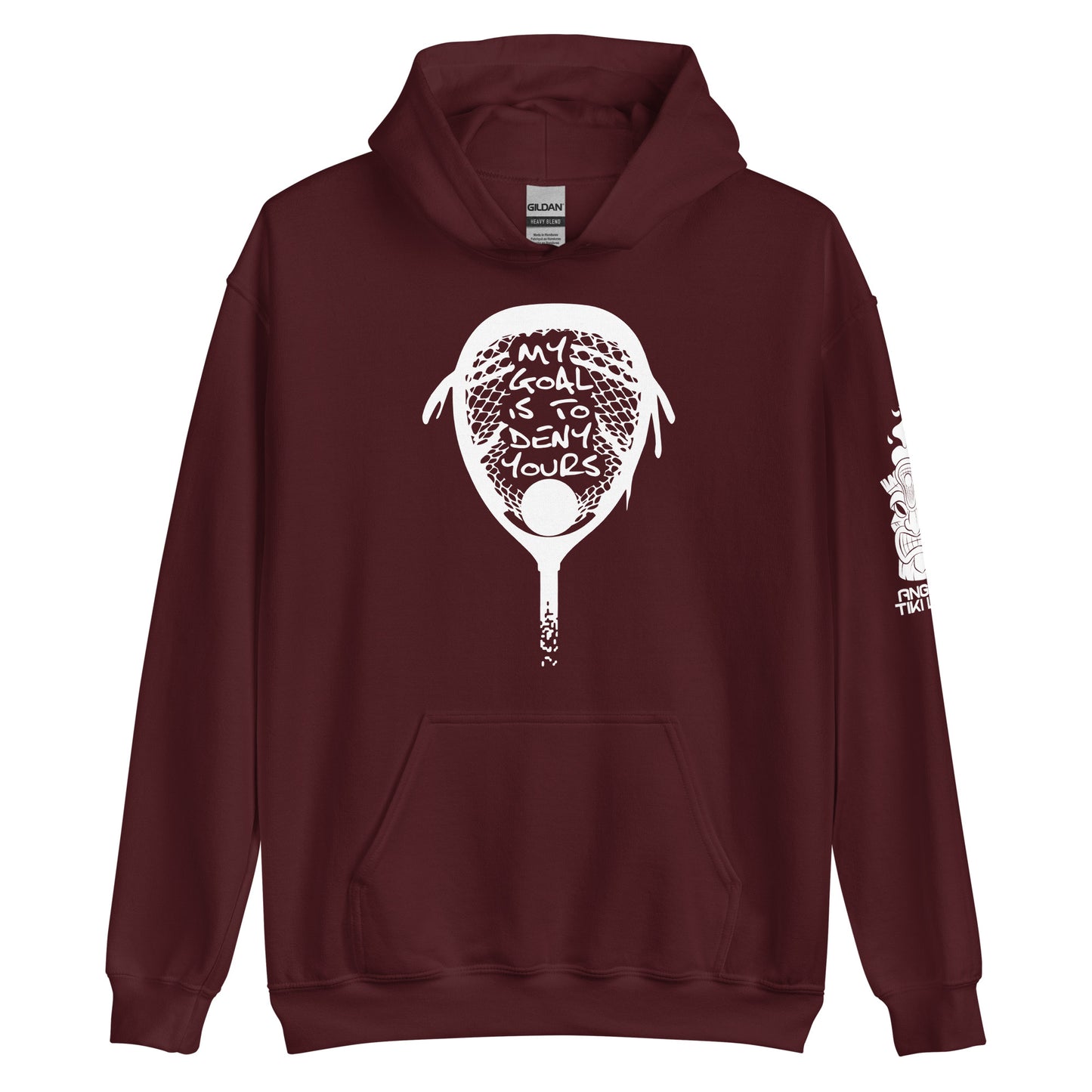 My goal is to deny yours lacrosse Unisex Hoodie