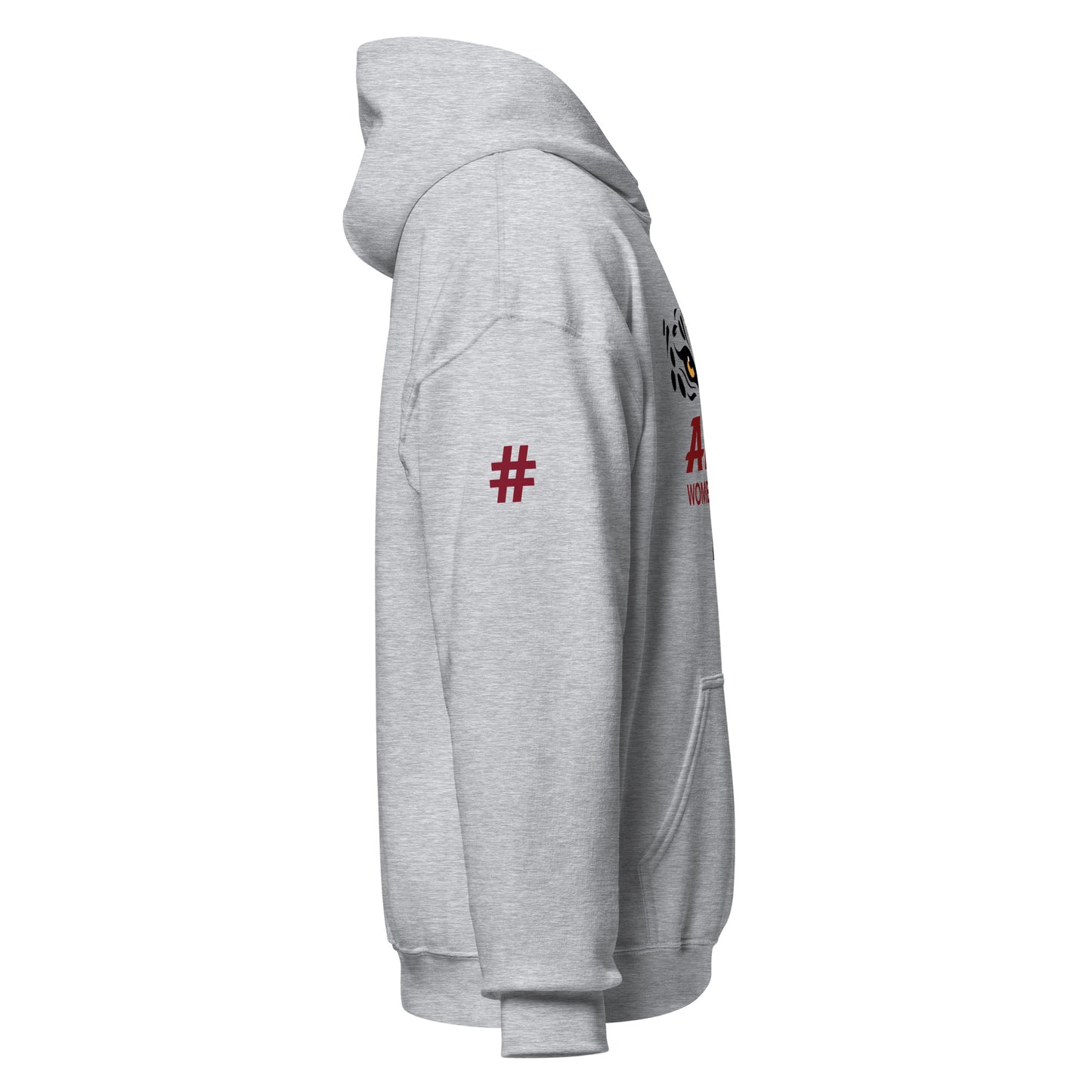 APPO Jaguar Eyes Womens "DAD" Lacrosse Unisex Hoodie (CUSTOM NUMBER on SLEEVE)
