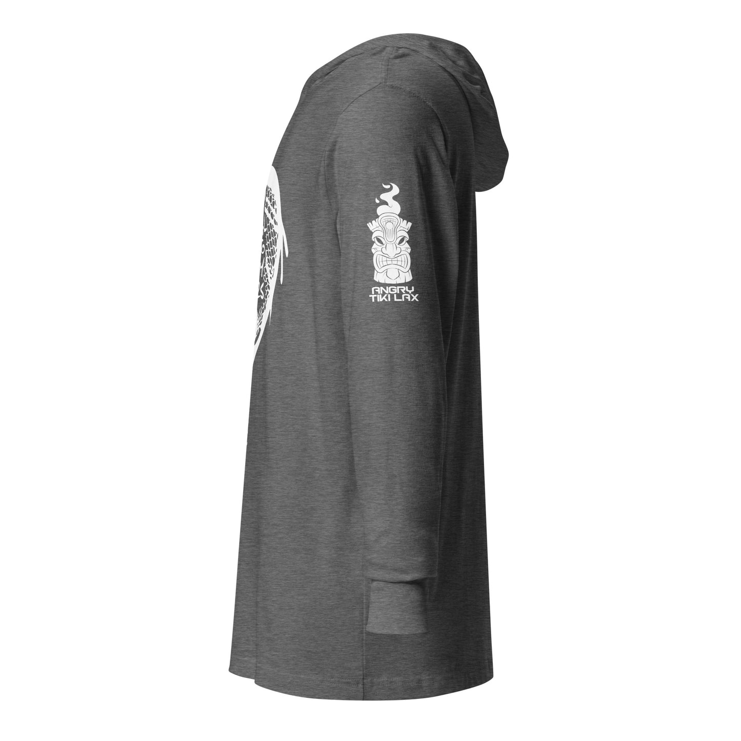 My goal is to deny yours lacrosse Hooded long-sleeve tee