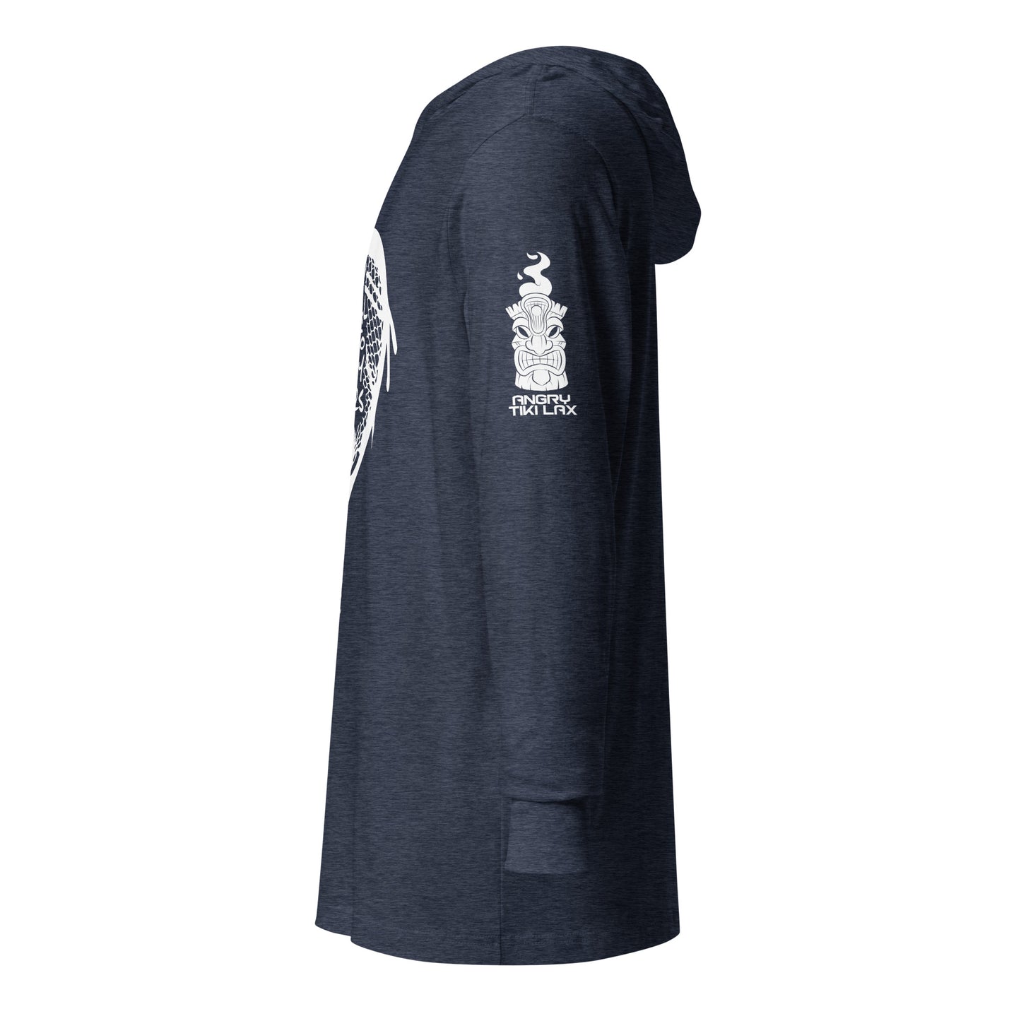 My goal is to deny yours lacrosse Hooded long-sleeve tee