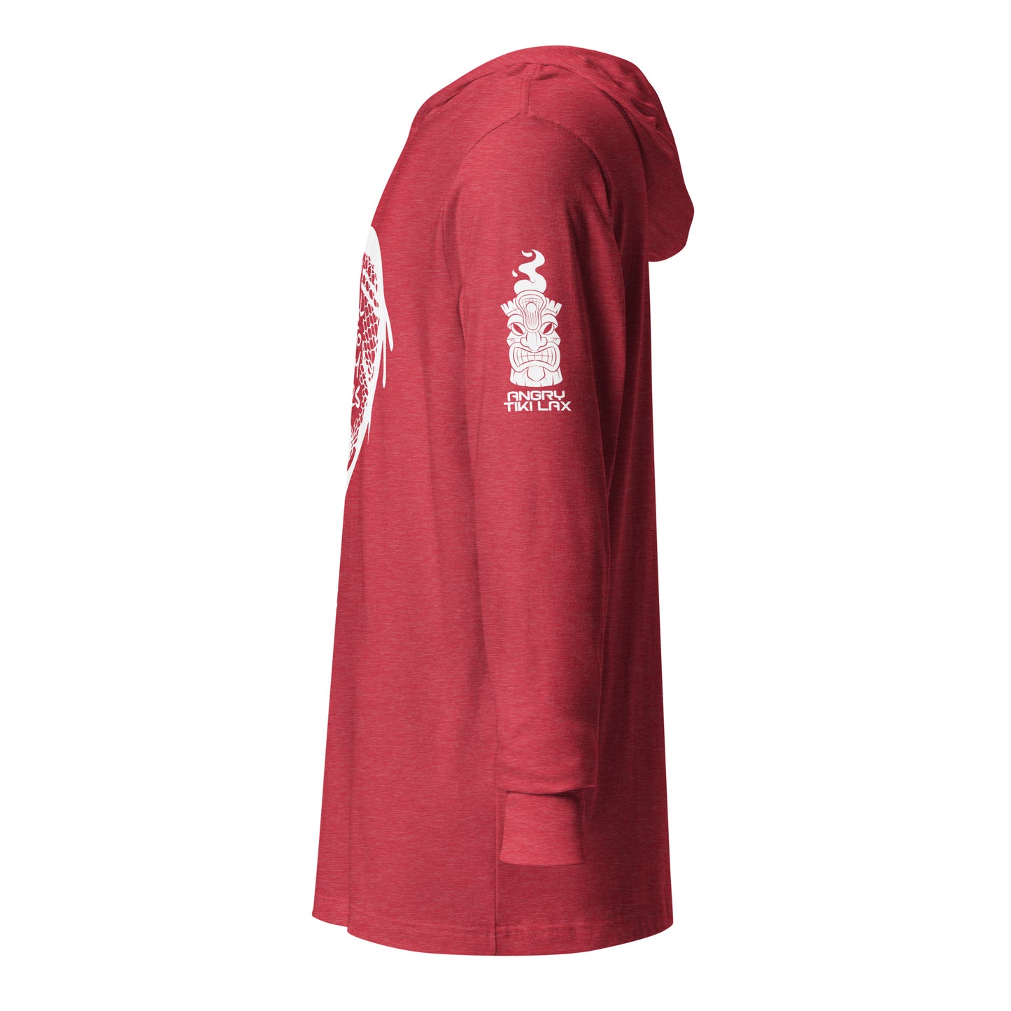 My goal is to deny yours lacrosse Hooded long-sleeve tee