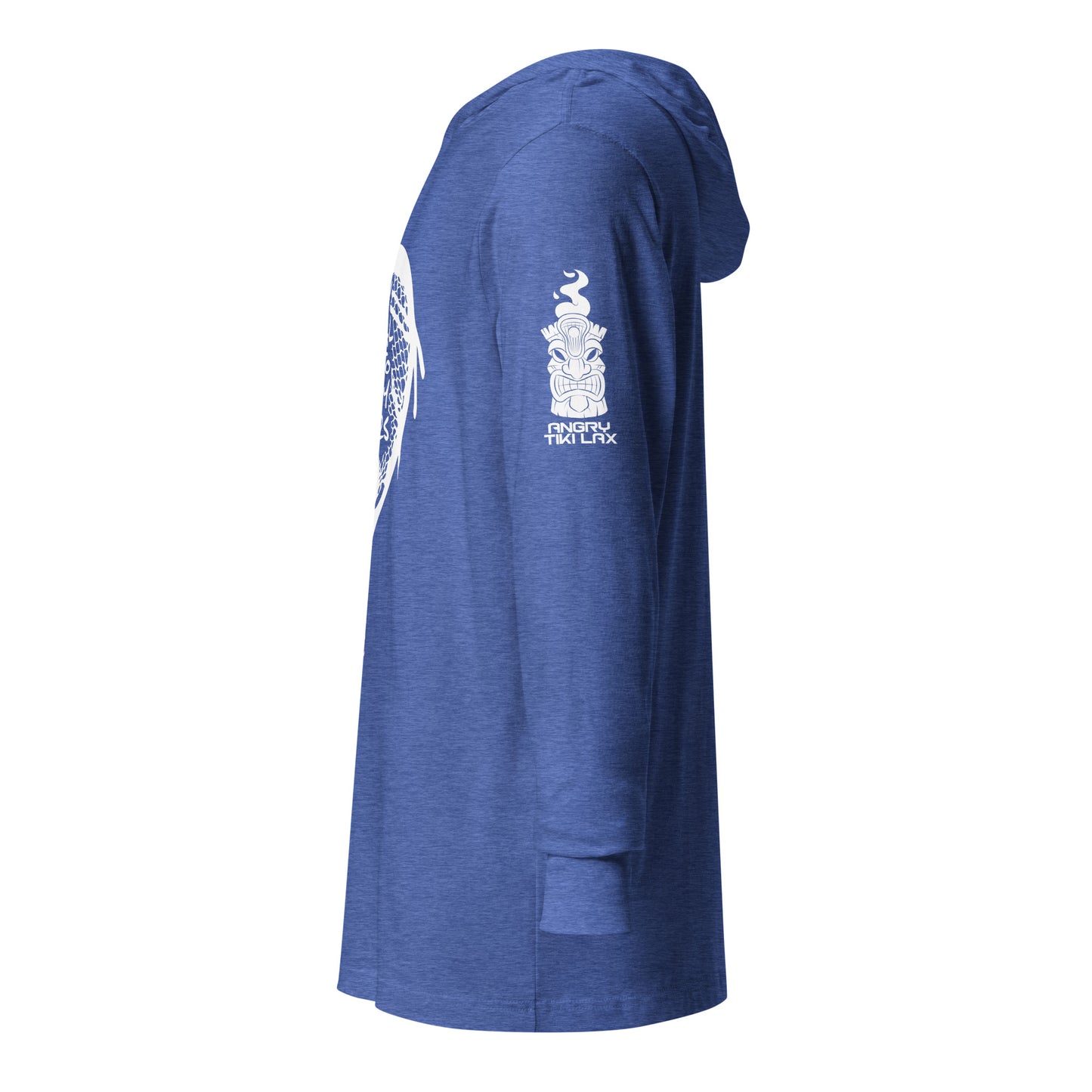 My goal is to deny yours lacrosse Hooded long-sleeve tee