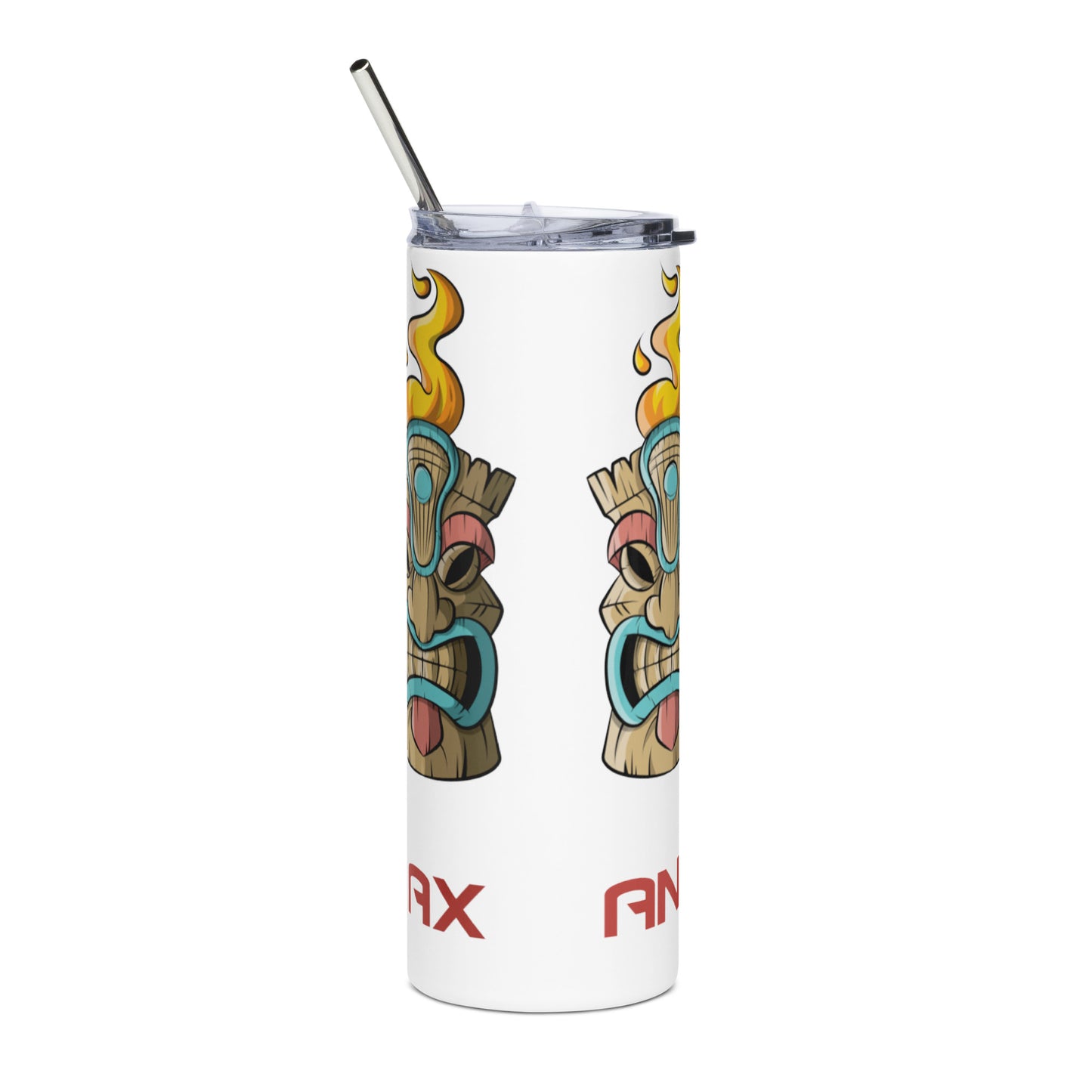Angry tiki lax logo 20 oz Stainless steel tumbler