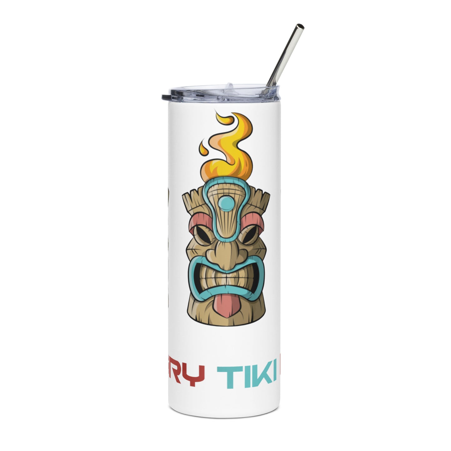 Angry tiki lax logo 20 oz Stainless steel tumbler