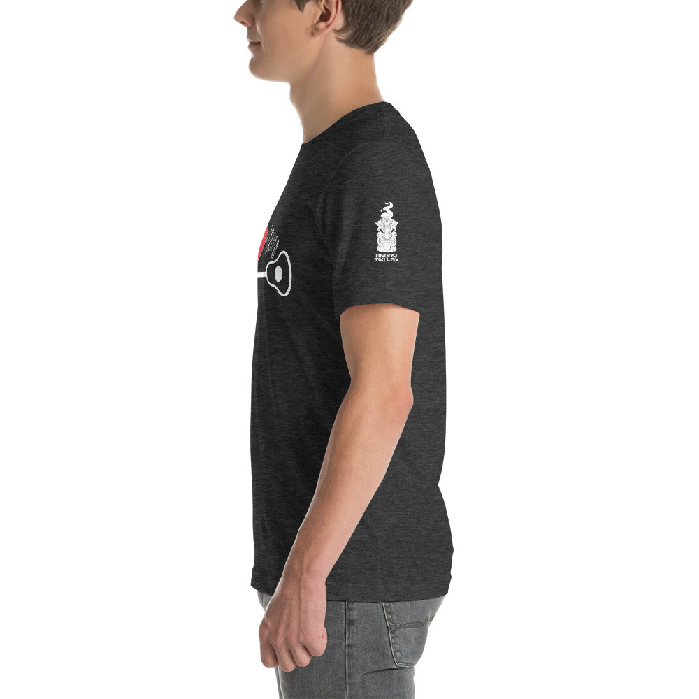 Mens chicks love my stick Unisex t-shirt