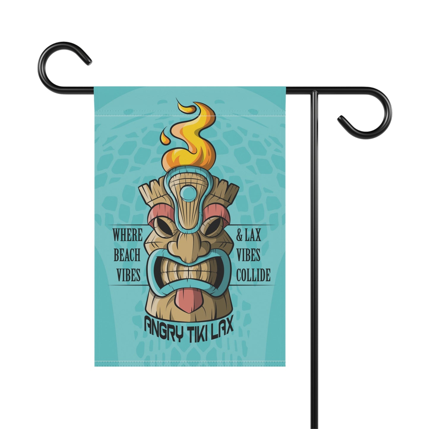 Angry Tiki Lax Garden Banner Flag