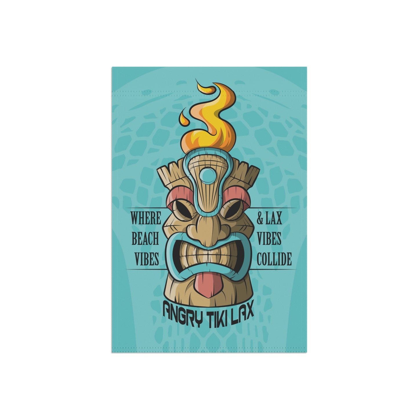 Angry Tiki Lax Garden Banner Flag