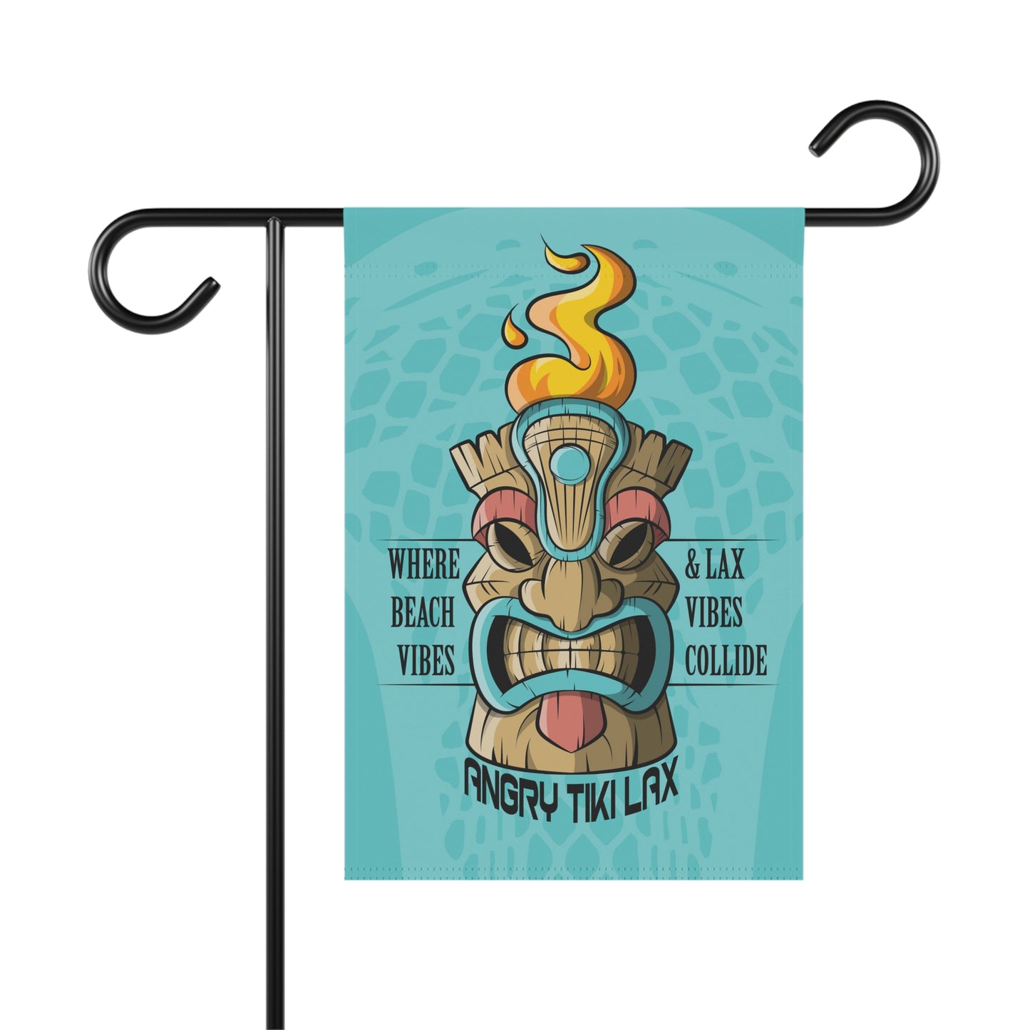 Angry Tiki Lax Garden Banner Flag