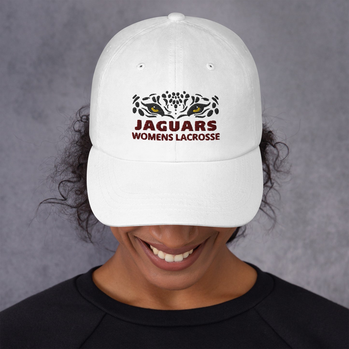 APPO Jaguar Eyes Womens Lacrosse (ADD YOUR NUMBER) Dad hat