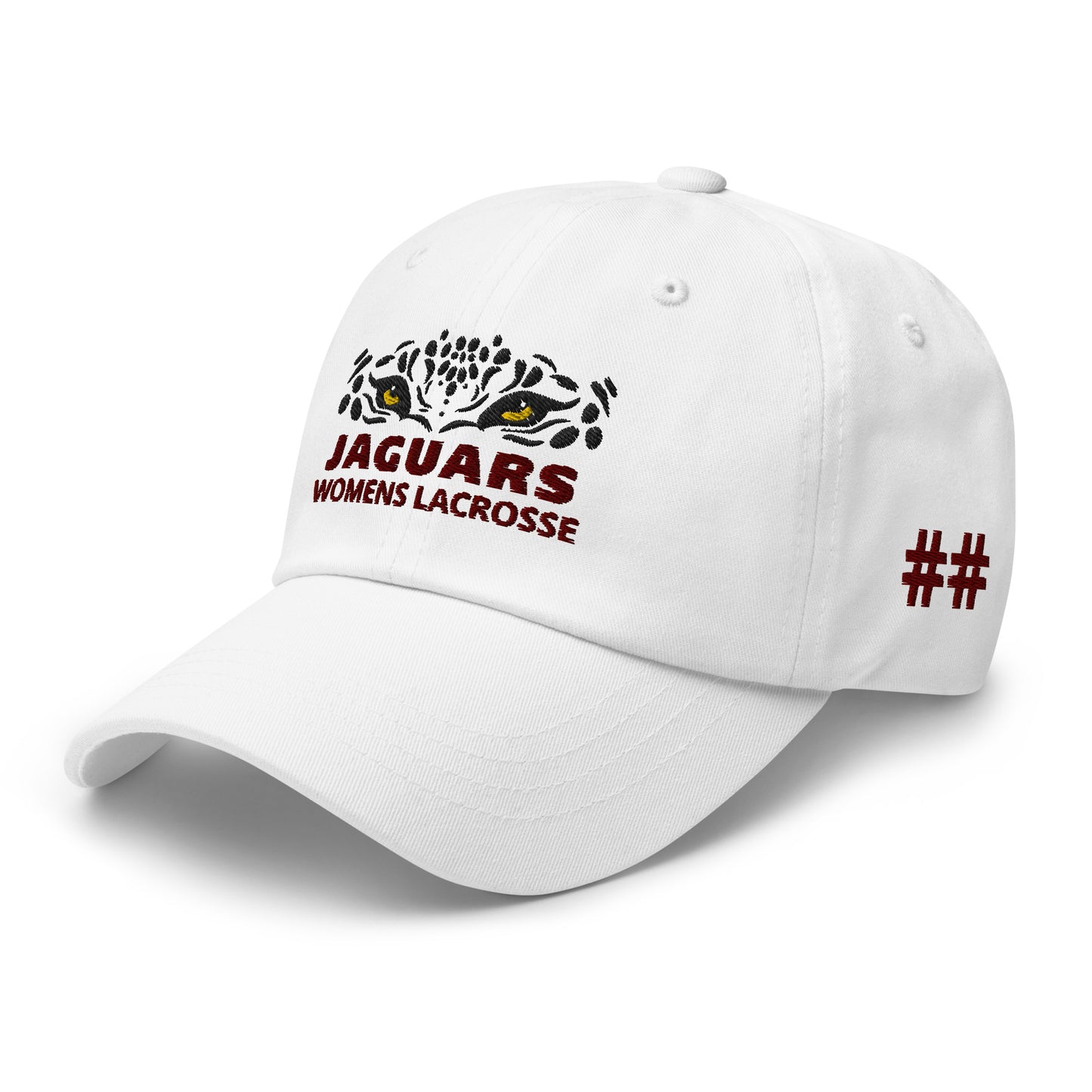 APPO Jaguar Eyes Womens Lacrosse (ADD YOUR NUMBER) Dad hat