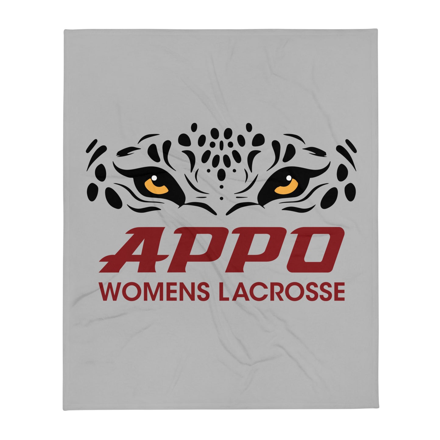 APPO Jaguar Eyes Womens Lacrosse Throw Blanket