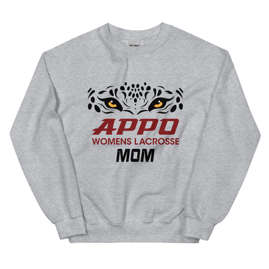 APPO Jaguar Eyes Womens "MOM" Lacrosse Unisex Sweatshirt