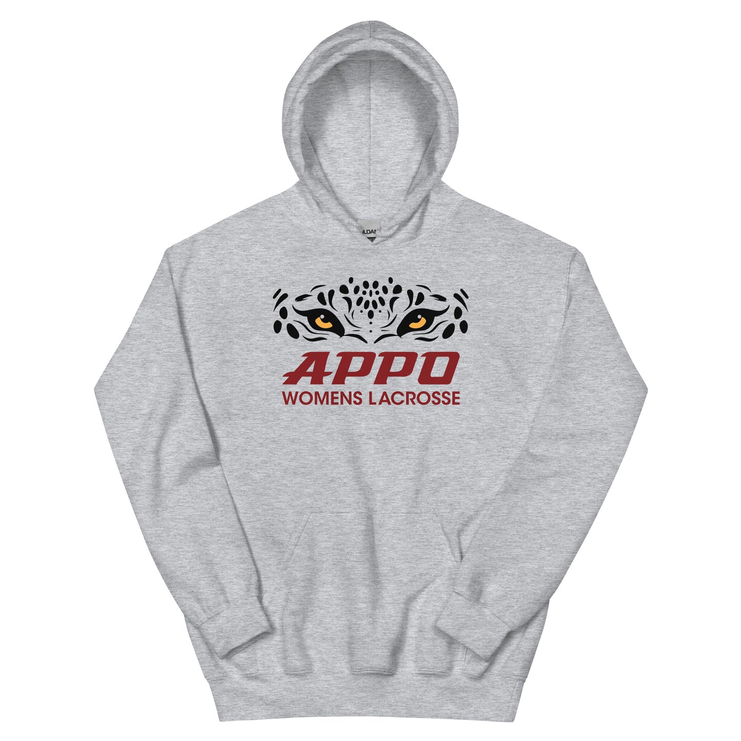 APPO Jaguar Eyes Womens Lacrosse Unisex Hoodie (FRONT PRINT ONLY)