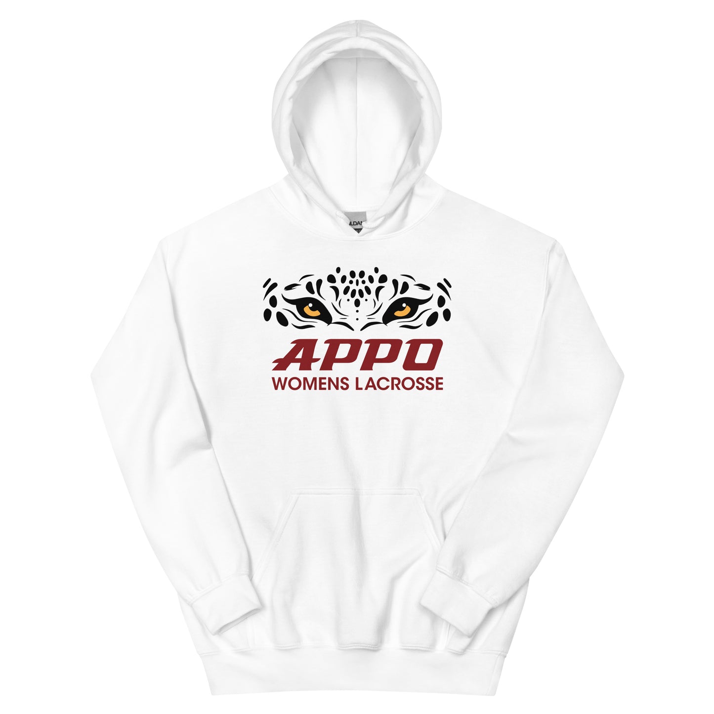 APPO Jaguar Eyes Womens Lacrosse Unisex Hoodie (FRONT PRINT ONLY)