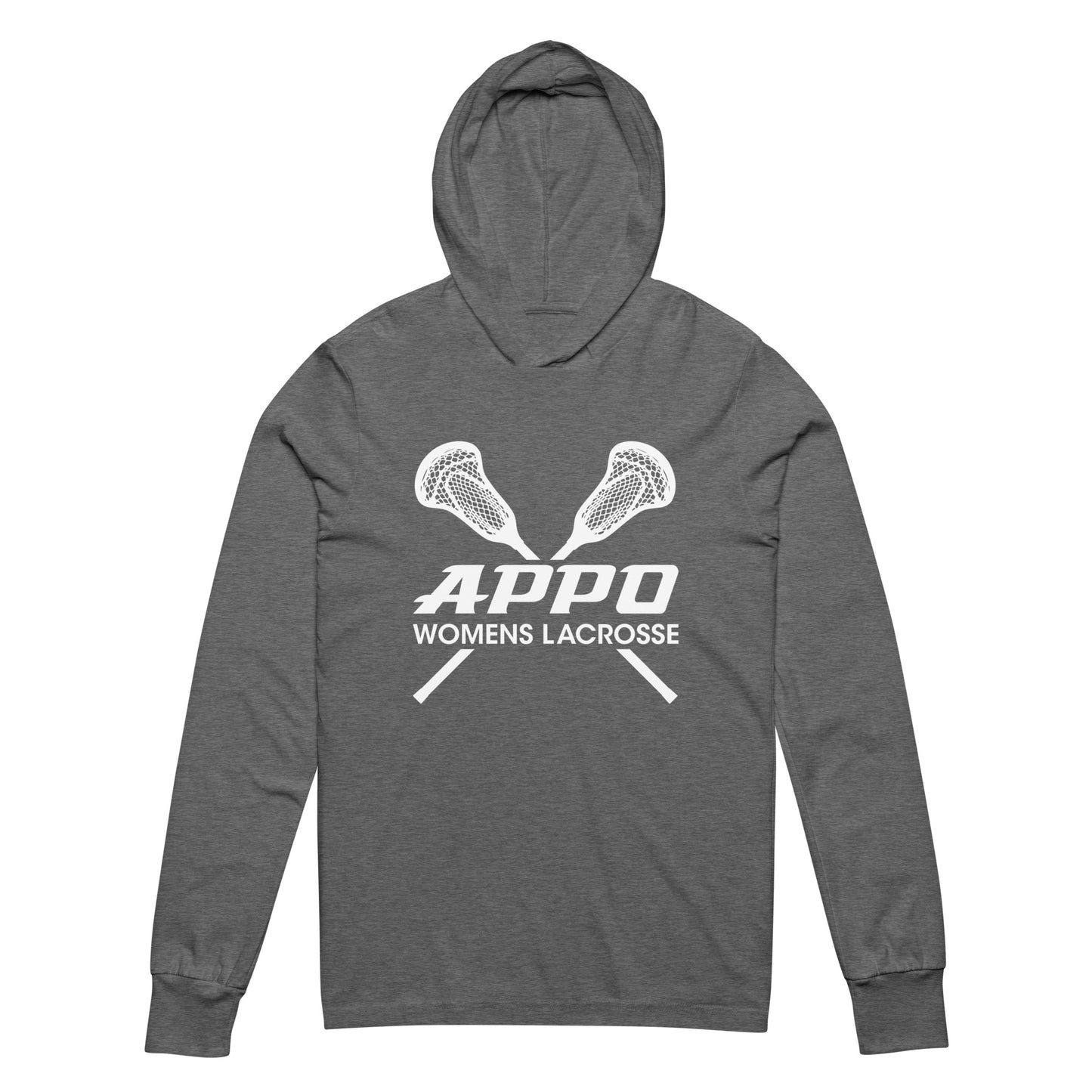 APPO womens lacrosse sticks Hooded long-sleeve tee