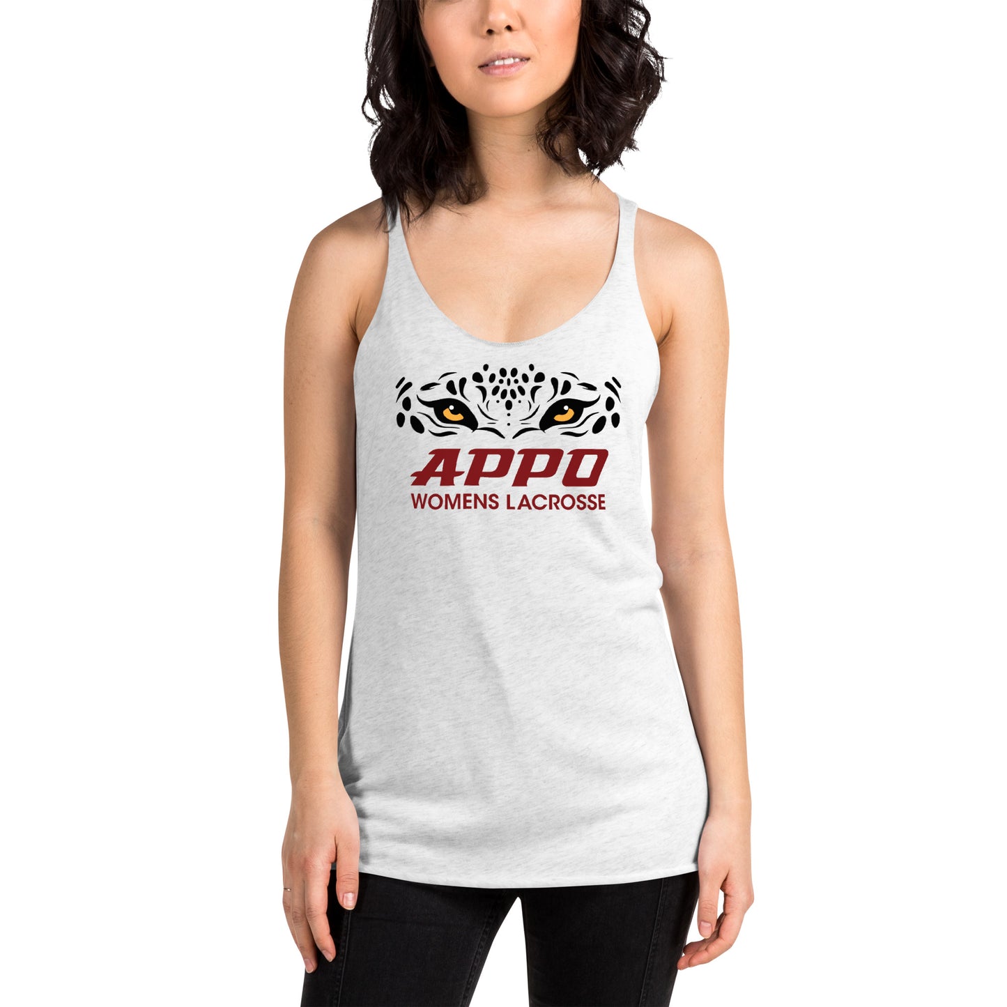 APPO Jaguar Eyes Womens Lacrosse – Women's Racerback Tank