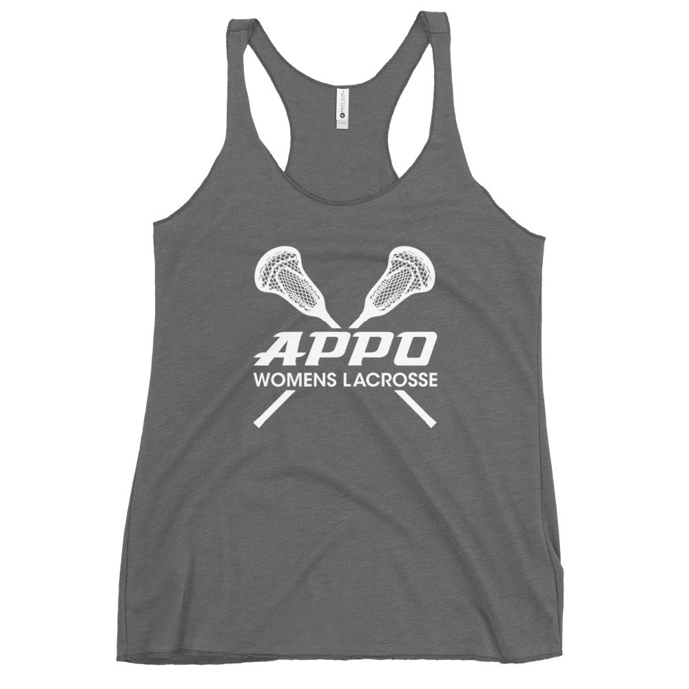 APPO womens Lacrosse sticks – Women's Racerback Tank