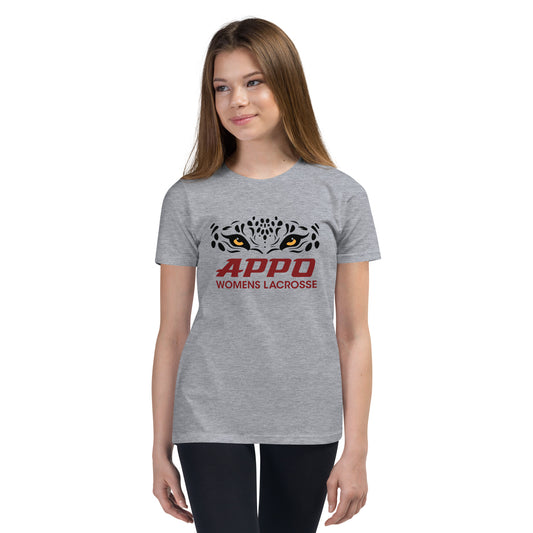 APPO Jaguar Eyes Womens Lacrosse Youth Short Sleeve T-Shirt