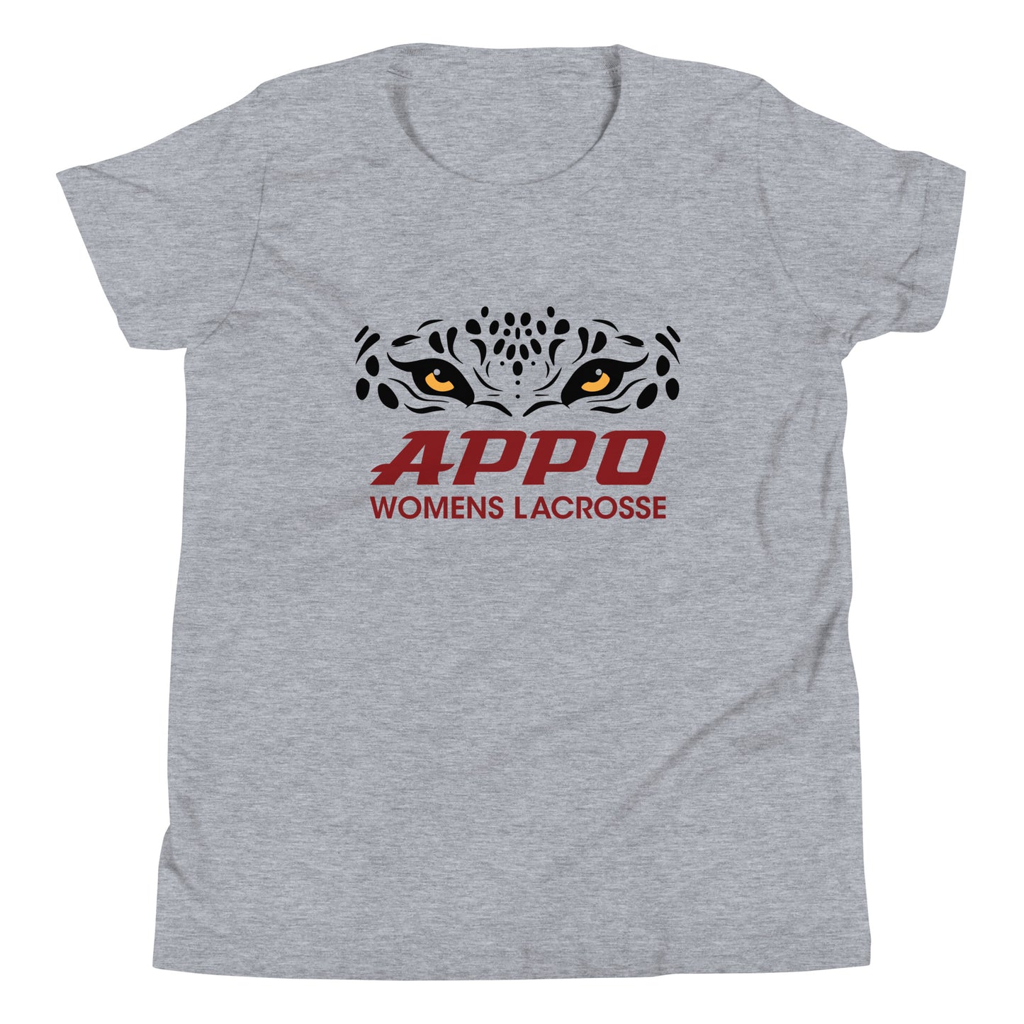 APPO Jaguar Eyes Womens Lacrosse Youth Short Sleeve T-Shirt