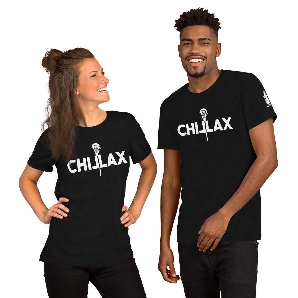 Chillax lacrosse Unisex t-shirt