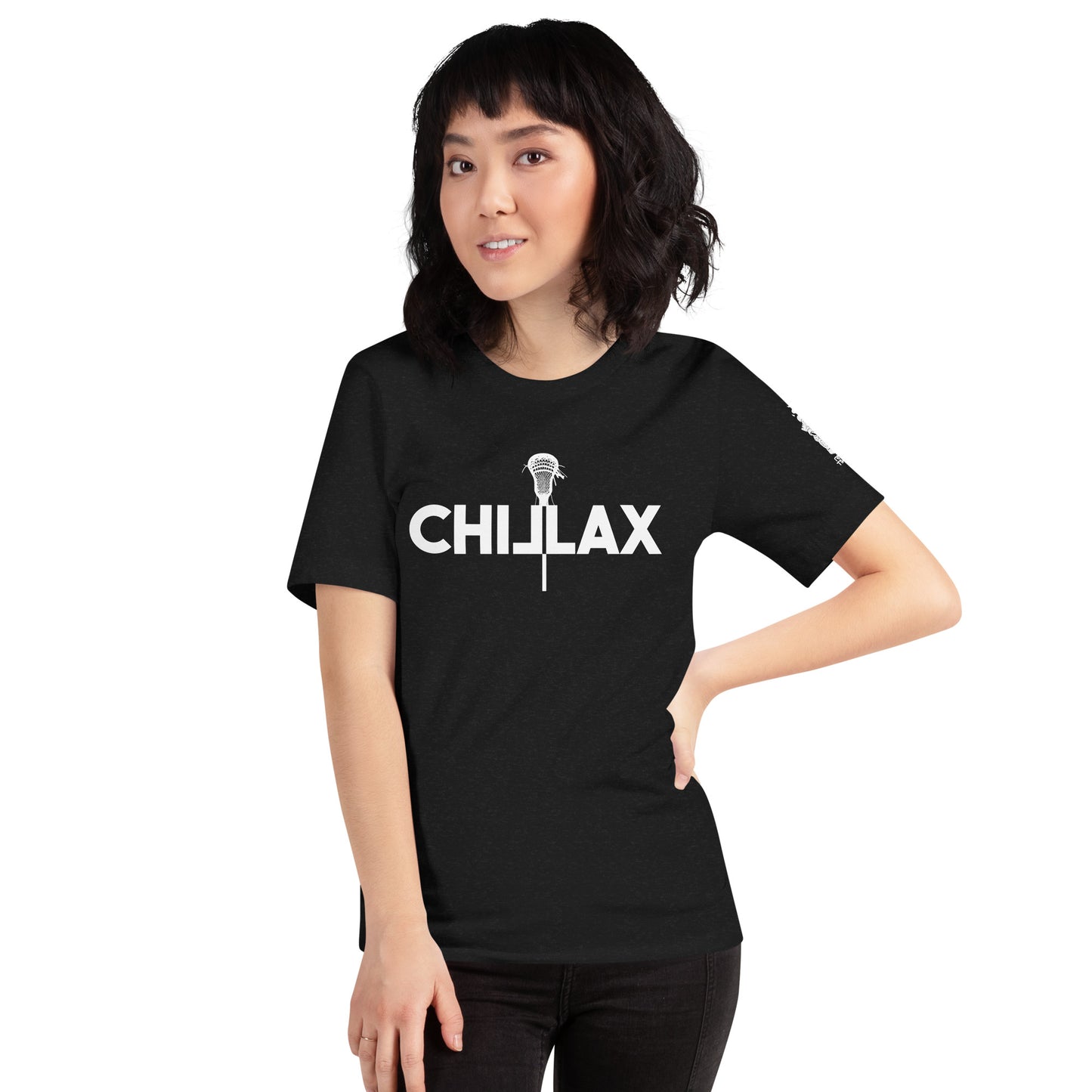 Chillax lacrosse Unisex t-shirt