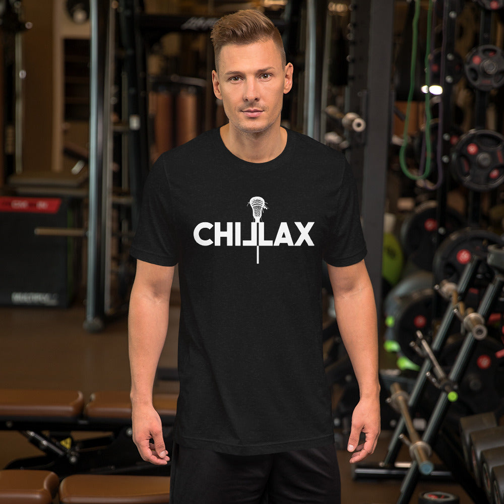 Chillax lacrosse Unisex t-shirt