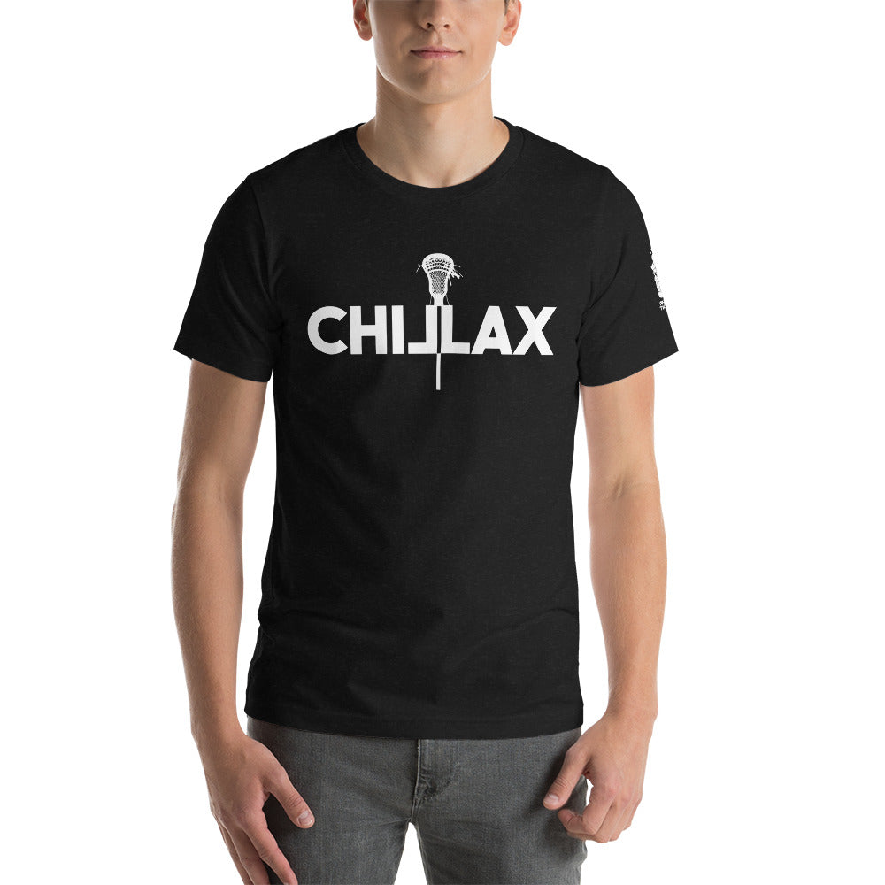 Chillax lacrosse Unisex t-shirt