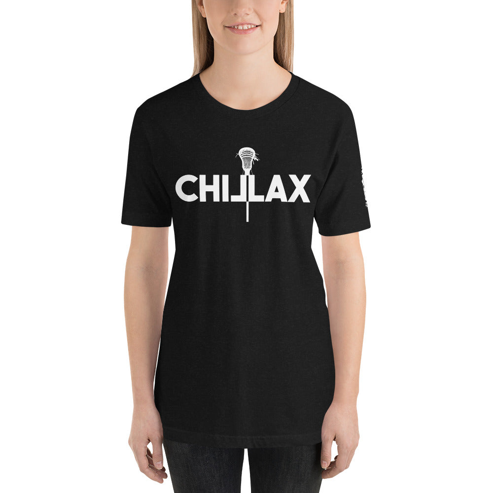 Chillax lacrosse Unisex t-shirt