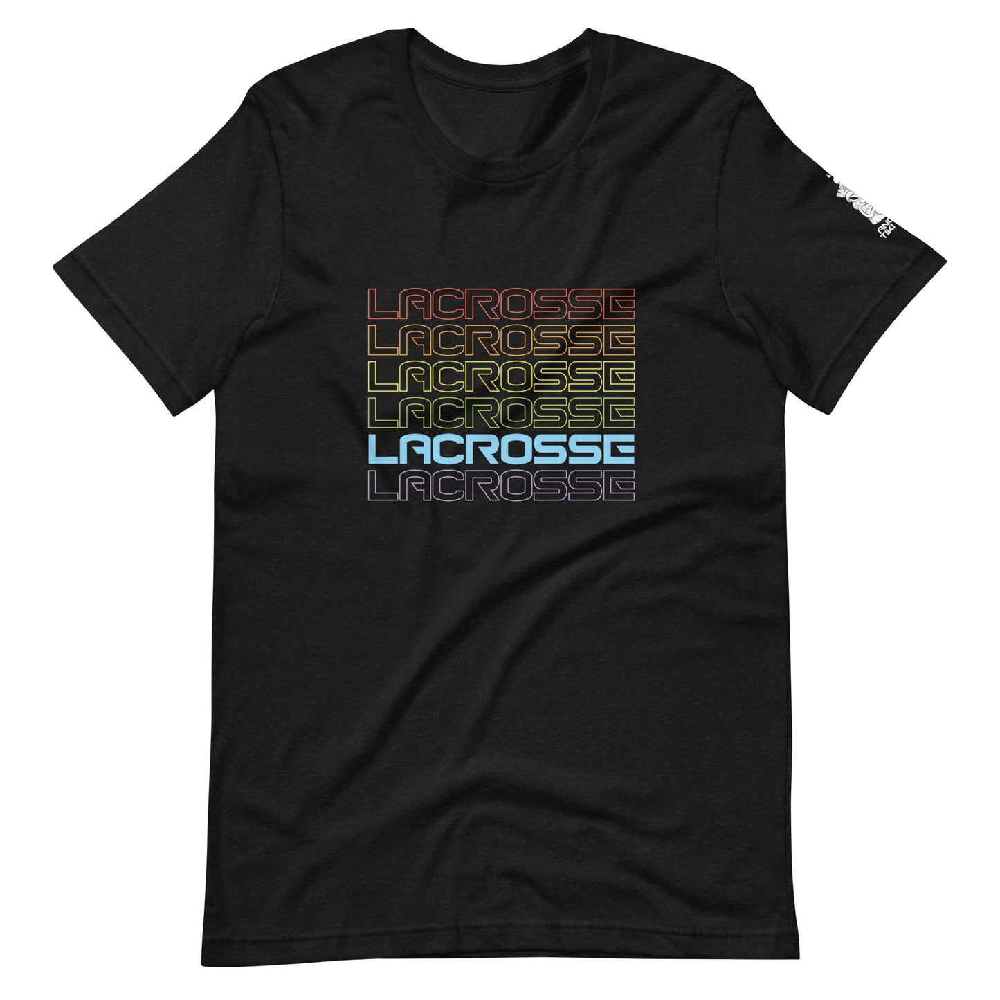 Retro lacrosse font Unisex t-shirt