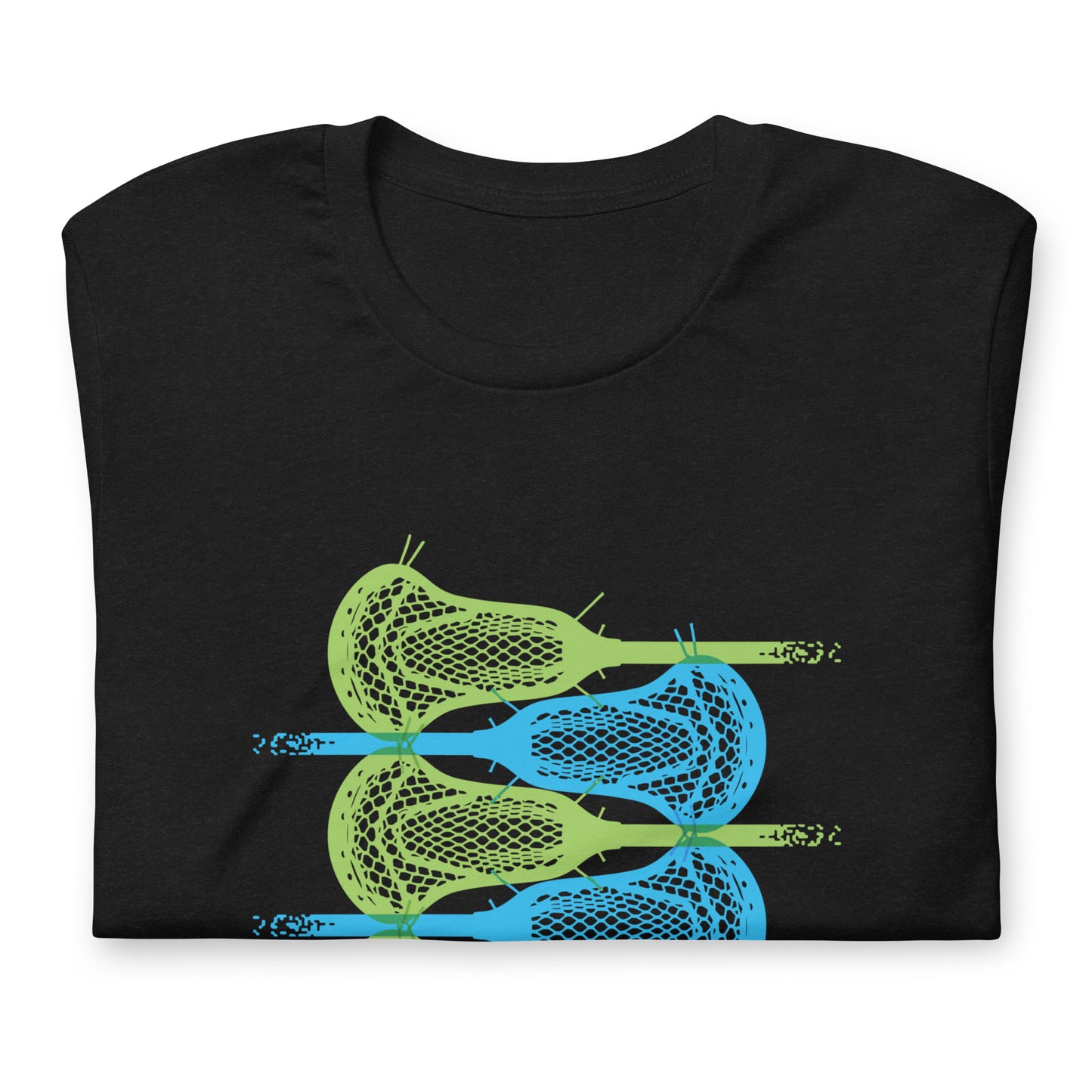 Stacked LAX Sticks Unisex t-shirt