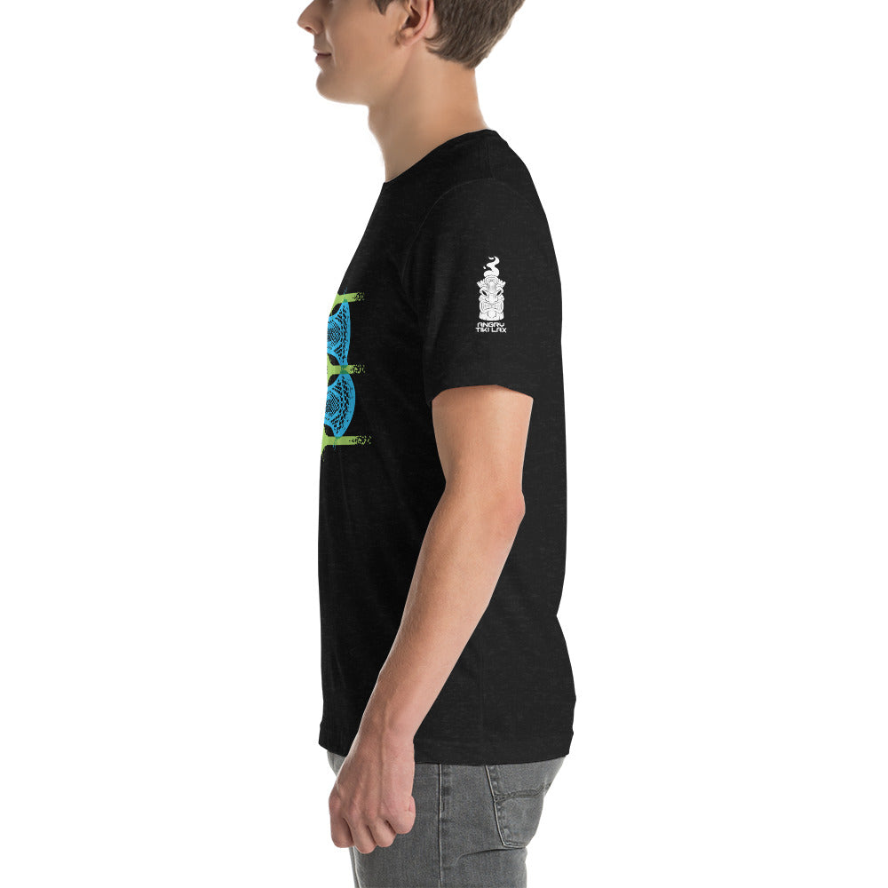 Stacked LAX Sticks Unisex t-shirt