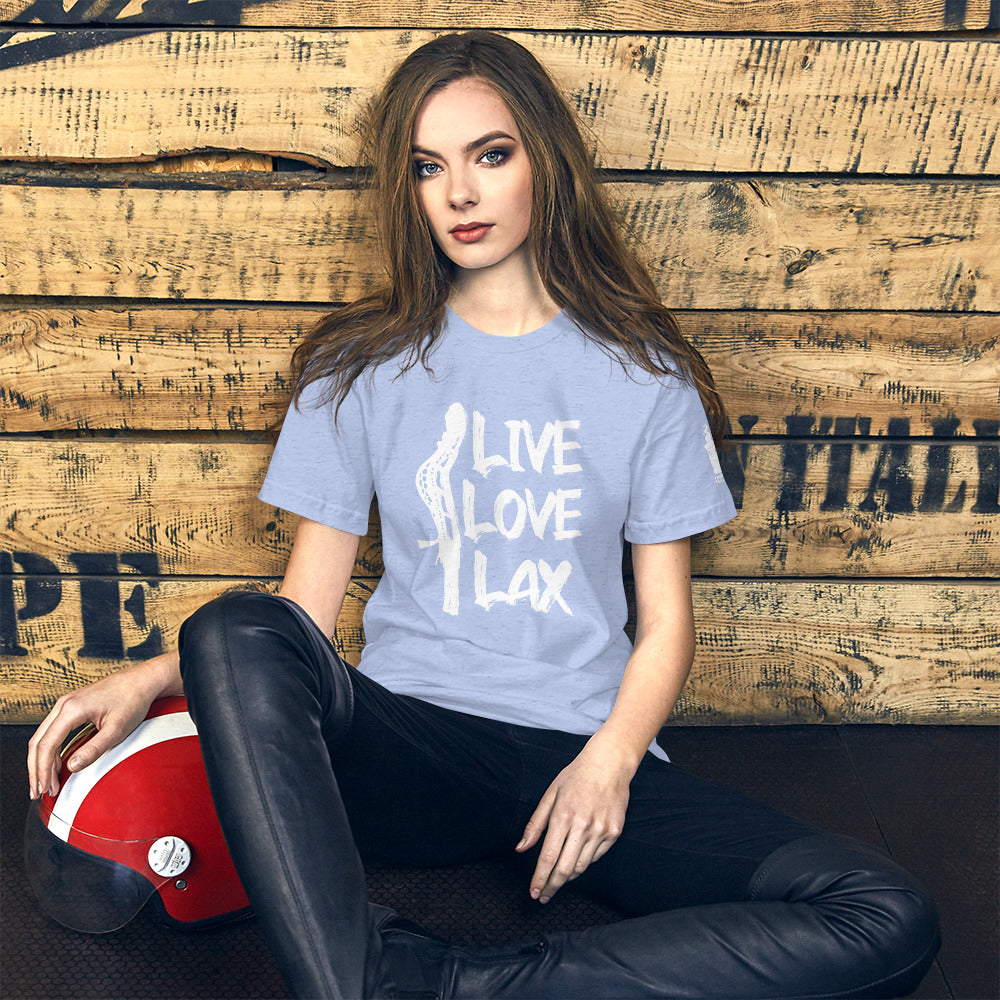 Live Love Lax Women's stick Unisex t-shirt