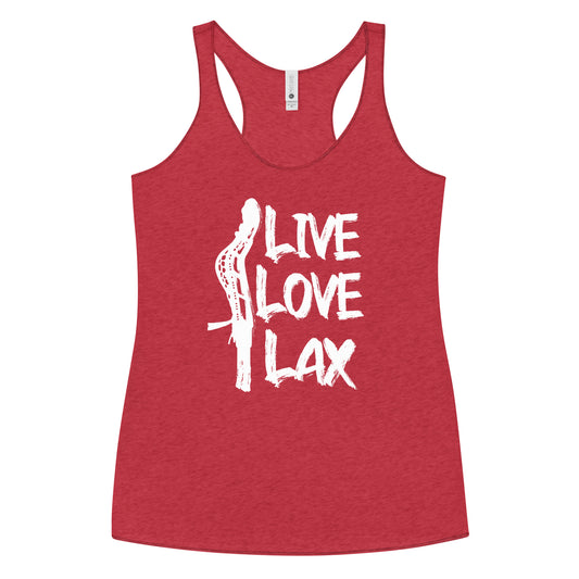 Live Love Lax Women's Racerback Tank